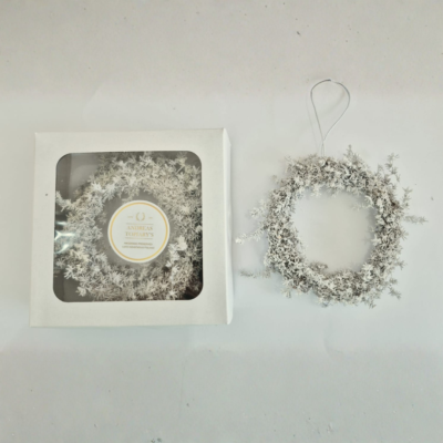 Slangbos Circles with Glitter  (Box of 3) - White
