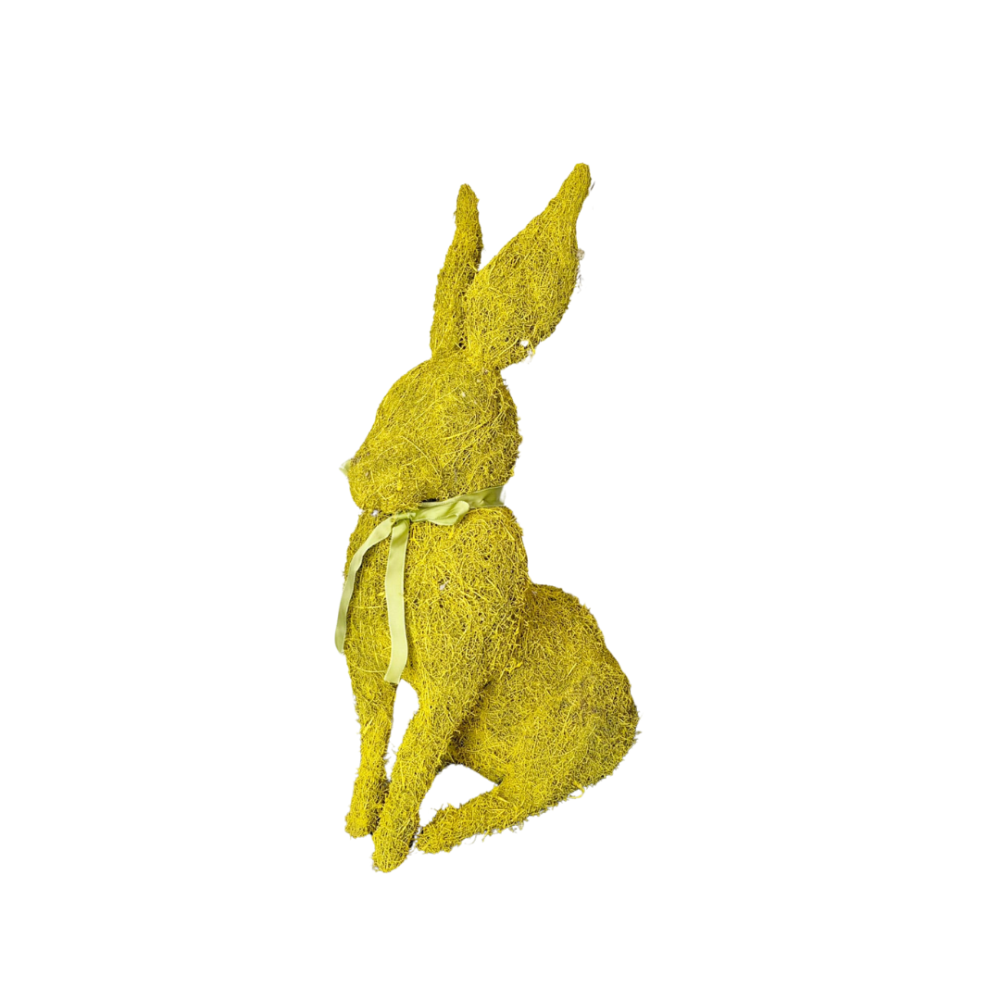 Large Sitting Fynbos Rabbit - Yellow