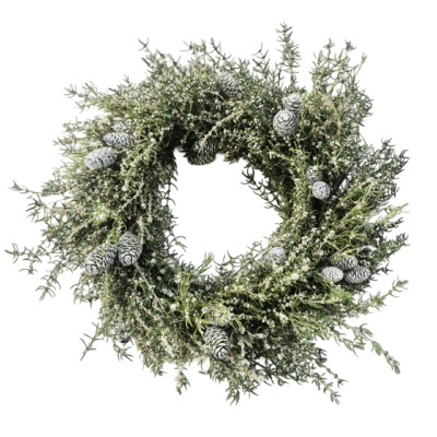 Snow/Cones Candle Wreath